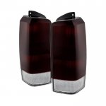 Jeep Cherokee 1997-2001 Red Smoked Tail Lights