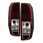 2010 Nissan Frontier Red Smoked Tail Lights