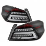 Subaru WRX 2015-2019 Black Full LED Tail Lights Subaru WRX 2015-2019 Black Full LED Tail Lights