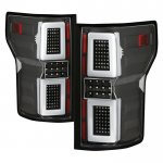 2015 Ford F150 Black LED Tail Lights