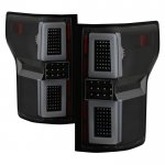 2016 Ford F150 Black Smoked LED Tail Lights