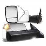 Dodge Ram 3500 2019-2022 Chrome Towing Mirrors Power Heated LED Lights Dodge Ram 3500 2019-2022 Chrome Towing Mirrors Power Heated LED Lights