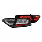 Audi A5 Coupe 2008-2012 Black LED Tail Lights