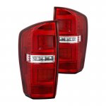 Toyota Tacoma 2016-2023 Red Clear LED Tail Lights