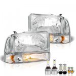 Ford F350 1999-2004 LED Headlight Bulbs Set Complete Kit