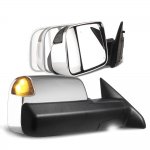 2020 Dodge Ram 2500 Chrome Power Folding Towing Mirrors Smoked LED Lights