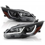 Toyota Camry 2015-2017 Black LED DRL Projector Headlights S1 Toyota Camry 2015-2017 Black LED DRL Projector Headlights S1