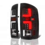 2002 Dodge Ram 1500 Black Custom Tube LED Tail Lights 2002 Dodge Ram 1500 Black Custom Tube LED Tail Lights