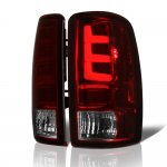 2002 GMC Yukon Red Smoked LED Tail Lights 2002 GMC Yukon Red Smoked LED Tail Lights