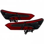 Toyota Camry 2018-2020 Red Smoked Tail Lights