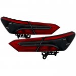 Toyota Camry 2018-2020 Red Smoked Tail Lights