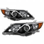 Toyota Camry 2012-2014 Black Projector Headlights Toyota Camry 2012-2014 Black Projector Headlights