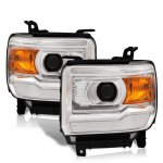 2015 GMC Sierra 3500HD Projector Headlights Chrome