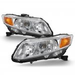 Honda Civic 2012-2015 Headlights Chrome