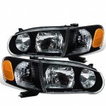 Toyota Corolla 2001-2002 Black Headlights Corner Lights