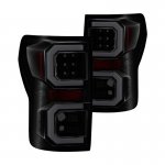 2008 Toyota Tundra Black Smoked Tube LED Tail Lights