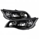 Saturn lon Coupe 2003-2007 Black Headlights