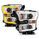 2015 Ford F150 Projector Headlights LED DRL Switchback A2