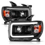 GMC Canyon 2015-2022 Black Projector Headlights LED DRL