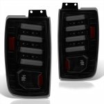 2000 Ford Expedition Black Smoked LED Tail Lights J2