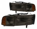 2000 Dodge Ram 3500 Smoked Headlights Corner Lights