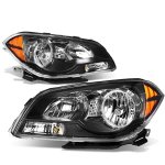 Chevy Malibu 2008-2012 Black Headlights