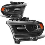 Dodge Durango 2014-2020 Black Projector Headlights Dodge Durango 2014-2020 Black Projector Headlights