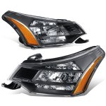 Ford Focus 2008-2011 Black Headlights