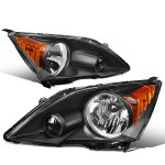 Honda CRV 2007-2011 Headlights Black Housing
