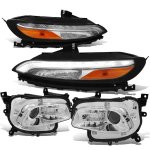 Jeep Cherokee 2014-2018 Projector Headlights Set LED DRL