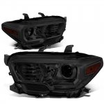 Toyota Tacoma SR 2016-2023 Smoked Projector Headlights
