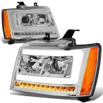 2011 Chevy Avalanche Projector Headlights LED DRL Signals N5