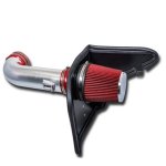 2013 Chevy Camaro SS V8 Cold Air Intake with Heat Shield and Red Filter