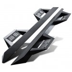 2017 Ford F150 SuperCrew Black Off Road Nerf Bars Drop Steps