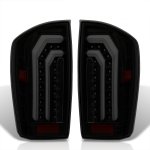 2019 Toyota Tacoma Black Smoked LED Tail Lights Sequential Signals J3