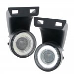 Dodge Ram 3500 1994-2001 Clear SMD Halo Projector Fog Lights