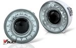 2008 Ford F150 Smoked Halo Projector Fog Lights