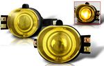 2002 Dodge Ram Yellow Halo Projector Fog Lights