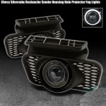Chevy Silverado 2003-2006 Smoked Halo Projector Fog Lights
