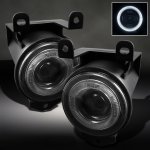 2005 GMC Yukon Denali Smoked Halo Projector Fog Lights