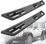 2024 Jeep Wrangler JL 4-Door Black Nerf Bars