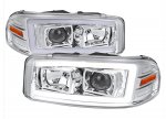 2002 GMC Sierra Denali Chrome Projector Headlights 2002 GMC Sierra Denali Chrome Projector Headlights