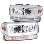 1999 GMC Sierra Projector Headlights Dynamic Signals Bumper Lights