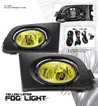 2003 Honda Civic Yellow JDM Style Fog Lights Kit