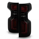 2020 Chevy Silverado 3500HD Black Smoked LED Tail Lights
