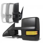 2021 Dodge Ram 3500 Power Fold Tow Mirrors Smoked LED DRL Lights