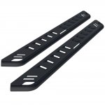 2016 GMC Sierra 3500HD Crew Cab Black Nerf Bars 7 inch