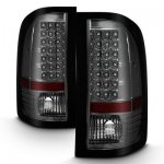 2009 GMC Sierra 3500HD Dually Smoked LED Tail Lights