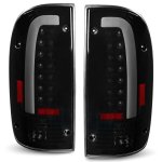 Toyota Tacoma 1995-2000 Black Smoked LED Tail Lights