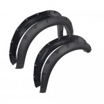 Chevy Silverado 1500 2019-2023 Black Fender Flares Pocket Rivet